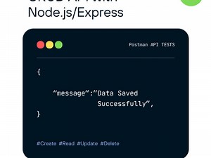 A RESTful CRUD API using Node.js and Express