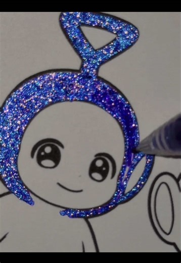 Tinky-Winky and Dipsy #teletubbies #asmr #coloring #satisfying #aestheticvideos