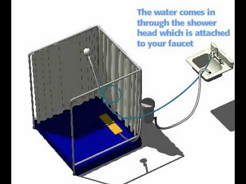 Freedom Showers Indoor Portable Shower Stall - Accessibility Professionals