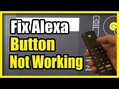 How to Fix if Alexa Button Doesn't Work on Remote on Fire TV stick (Easy Method)