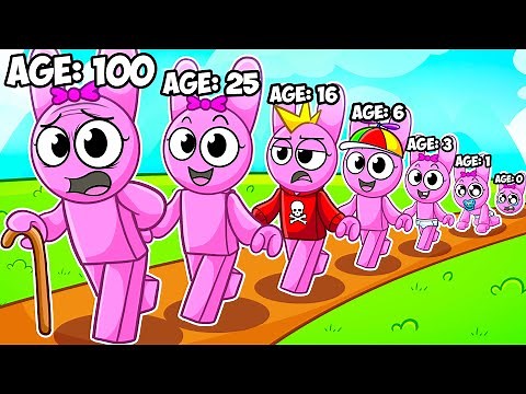Pinki Grows Up In Roblox! (AGE 1 - 100)