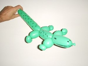 How to make balloon crocodile