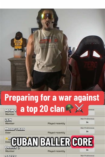 Preparing for Clan War in Clash of Clans