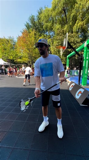 48K views · 306 reactions | Who’s got the best stick trick? 廊淚 Brought these skills to the court today at Street Lacrosse! | Premier Lacrosse League | Facebook