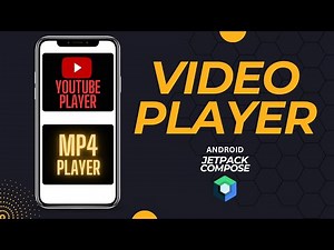 YouTube and MP4 Video Player in Android Jetpack Compose.