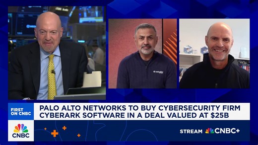 Watch CNBC's full interview with Palo Alto Networks CEO Nikesh Arora and CyberArk Software founder Udi Mokady