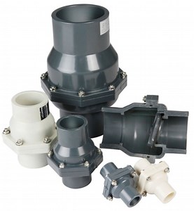 [Hot Item] High Quality Plastic Non-Return Valve (NRV) UPVC Wafer Type Flange Water Check Valve PVC Vertical Swing Check Valve PVC Horizontal Non Return Check Valve