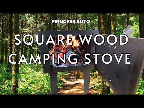 Princess Auto Square Wood Camp Stove Review