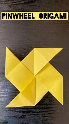 How to Make Origami Pinwheel|Easy Paper Windmill Tutorial #youtubeshorts #craft #origami #pinwheel