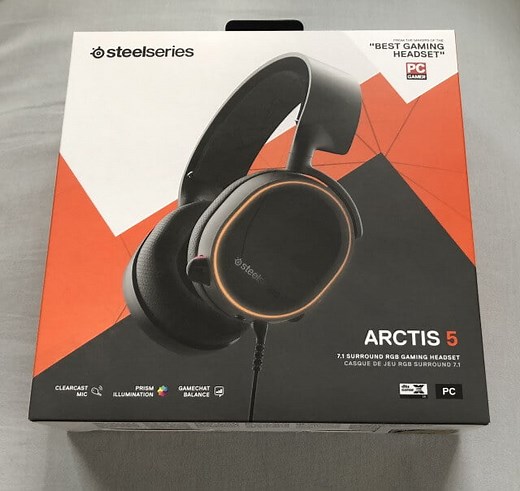 【レビュー】SteelSeries Arctis5 の使用感やマイク性能について紹介！