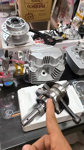 448K views · 8.1K reactions | Shoppee https://s.shopee.ph/50PIca5CdI Tiktok https://vt.tiktok.com/ZSfjqMDgU/ Convert to 200CC Cg200 TMX 155 65.5mm Cylinder Head, Block, Crankshaft, Push Rod, Bolts✅ | Shaman trendz ph. | Facebook