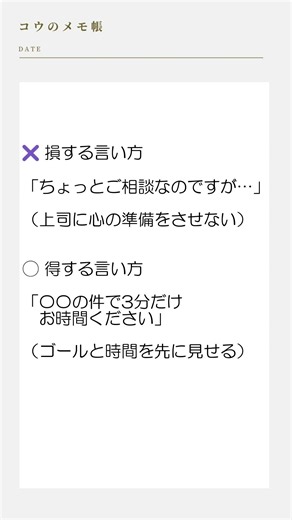 上司への相談が100%通る「魔法の枕詞」