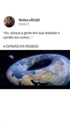 ​O que acontece se você respeitar essa opinião? 😂