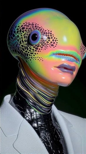 This Alien Looks More Human Than Us 👽✨ | Futuristic Art