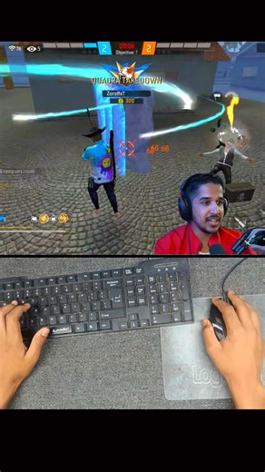 free fire gaming keyboard ⌨️ 🖱️📱mix pro geek Gamer #freefire #mixpro #geekgamer #keyboardmousefree