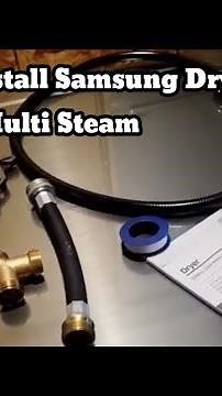 How to Install Samsung Dryer with Multi steam / Roadrunnervlog
