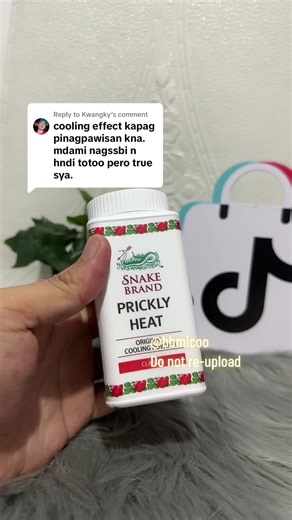 Replying to @Kwangky snake brand prickly heat colling podwer good for this coming summer season #coolingpowder #snakebrand