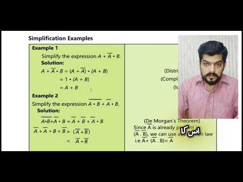 Simplification of Boolean Expressions