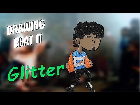 Michael Jackson Beat It (speed drawing) Cartoon