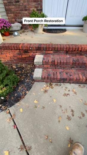 Front Porch Restoration. #fyp #downesconstruction #HuluChippendalesDance #BeTheReasonVisa #diy #construction #constructiontok #prep #repair #restoration #howto #stepbystep #trending #viral #masonry #bluecollar #prepwork #fypシ #foryoupage #instructional #BUILDNJ