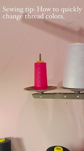 Sewing tip. How to quickly thread juki machine sewing machine change thread colors quickly | Hmong Creations | Facebook