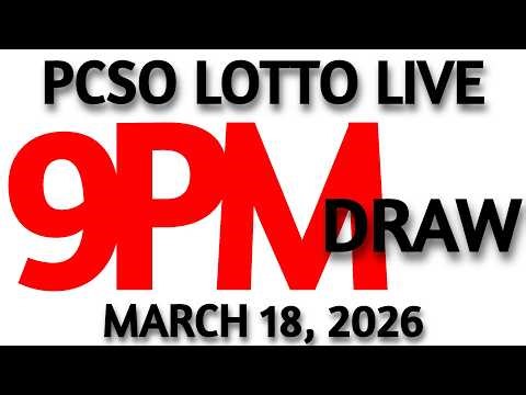 Lotto Result Today 9pm Draw March 18, 2026 Swertres Ez2 PCSO LIVE