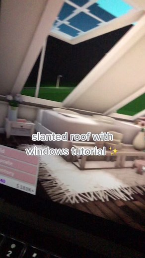 slanted roof tutorial ✨ sub to my YouTube for builds using this hack! 💕 credits to bramp 🔪 #bloxburg #bloxburgbedroomideas #bloxburghacks #foryou