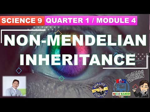 GRADE 9 SCIENCE QUARTER 1, MODULE 4: WEEK 4-5 NON MENDELIAN INHERITANCE /GENETICS TAGALOG VERSION.