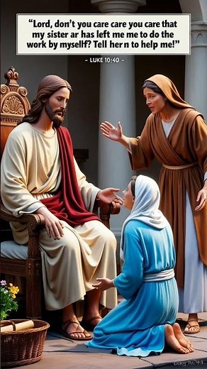 "Jesus Speaks to Martha: The One Thing That Matters – Luke 10:38-42"
