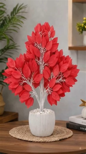 DIY Corn Husk Flower Tree 🌺 | Beautiful Handmade Home Decor from Waste Corn Husk