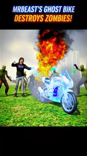 mr beasts vs zombies🧟 Fight in indian bike driving 3d || ‪@MrBeastGaming‬ #gta #shorts