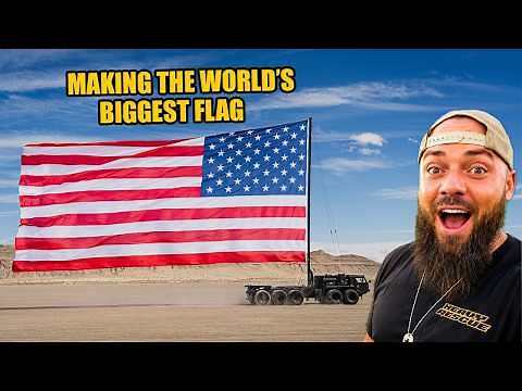 This GIANT American Flag Almost Destroyed Me