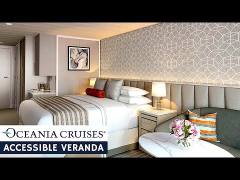 Oceania Vista | Accessible Veranda Stateroom | Full Walkthrough Tour & Review 4K