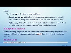 How to Use Global Variables in C+ + Functions Efficiently: A Template Alternative