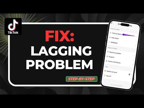 How to Fix TikTok Lagging & Freezing (High Performance & Cache Guide)