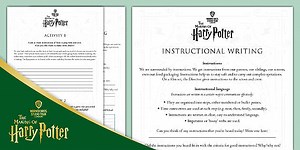 Harry Potter Warner Bros. Studio Tour: Instructional Writing Activity Sheet