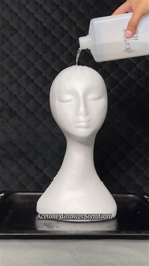 Dissolving styrofoam with acetone: A fiery experiment