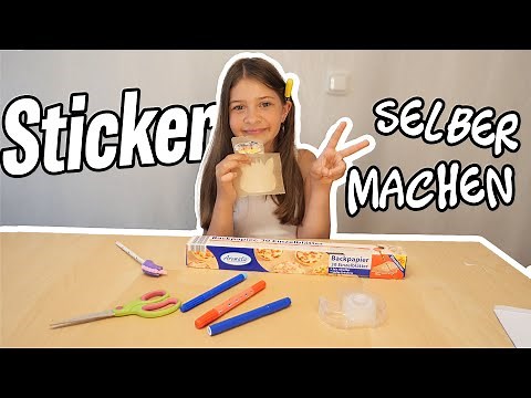 Super einfach Sticker selber machen🤍// DIY mit Evelina Show