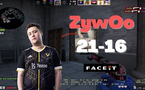 ZywOo(21-16) faceit天梯 2022.08