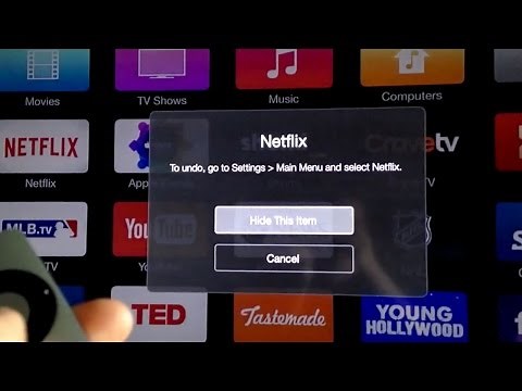 How to recover Apps missing in Apple Tv unhide/hide apps Apple tv