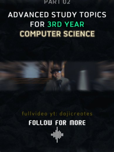 Advanced IT & Computer Science Study Topics for BSIT/BSCS