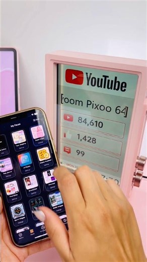 Divoom Times Frame Setup & Unboxing ✨ Pink Desk Aesthetic #unboxing #divoom