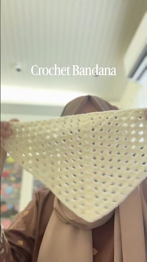 Crochet bandana/ easy pattern #crochet #crochetclass WhatsApp:7902333433