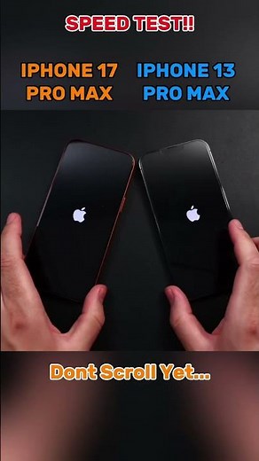 iPhone 13 Pro Max vs 17 Pro Max Speed Test!