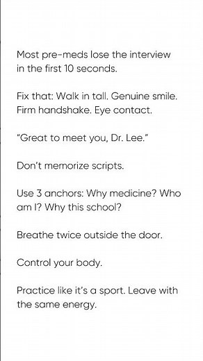 Step-by-Step Guide to Ace Your Med School Interview