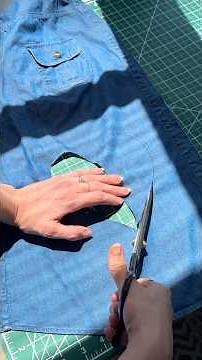 Such a cute and easy way to customize jean jackets! 🩵🧵