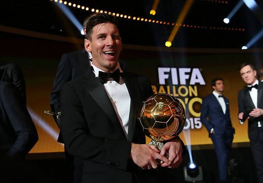 2.2M views · 2.9K reactions | Lionel Messi won the 2015 FIFA Ballon d'Or. His first since 2012. This was the moment! | FIFA Football Awards | Facebook