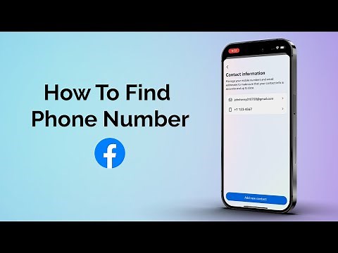 How To Find Phone Number On Facebook?