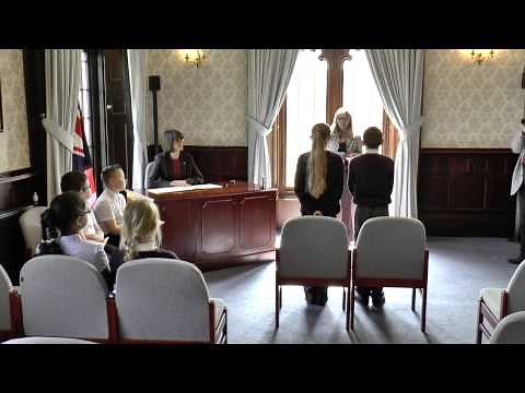 What happens at a civil wedding ceremony?