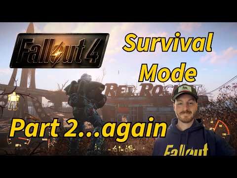 Fallout 4: Survival Mode NEW Playthrough - Part 2 - Taking Back Concord